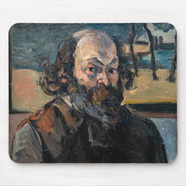 Paul Cezanne - Self-portrait Mouse Pad (Front)