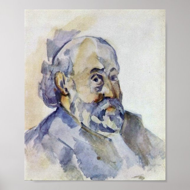 Paul Cezanne - self-portrait Poster (Front)
