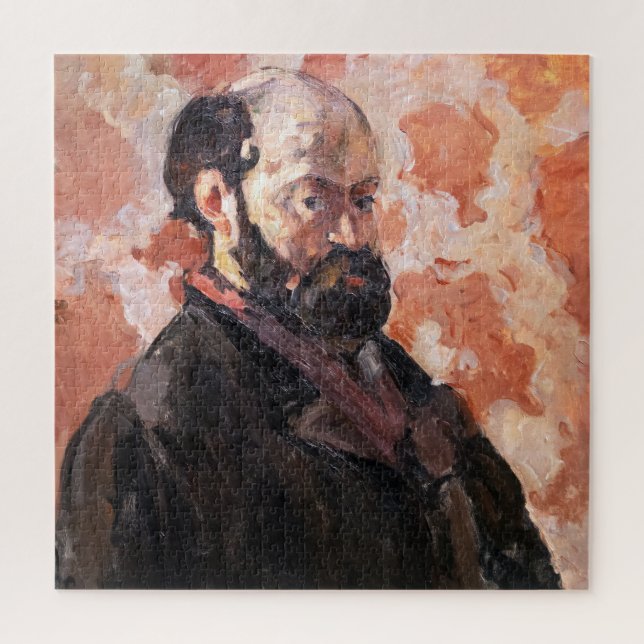 Paul Cezanne - Self-portrait with pink background Jigsaw Puzzle (Vertical)