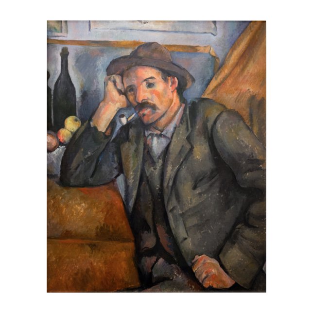 Paul Cezanne - Smoker Acrylic Print (Front)