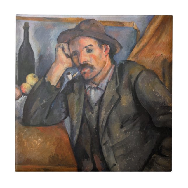 Paul Cezanne - Smoker Ceramic Tile (Front)