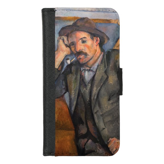 Paul Cezanne - Smoker iPhone Wallet Case (Front)