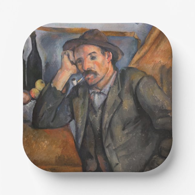 Paul Cezanne - Smoker Paper Plates (Front)