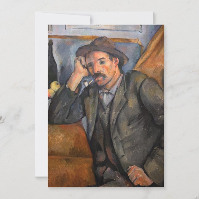 Paul Cezanne - Smoker Thank You Card (Front)