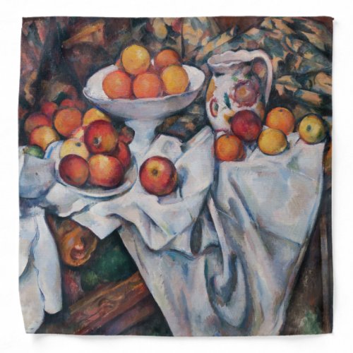 Paul Cezanne _ Still Life Apples and Oranges Bandana