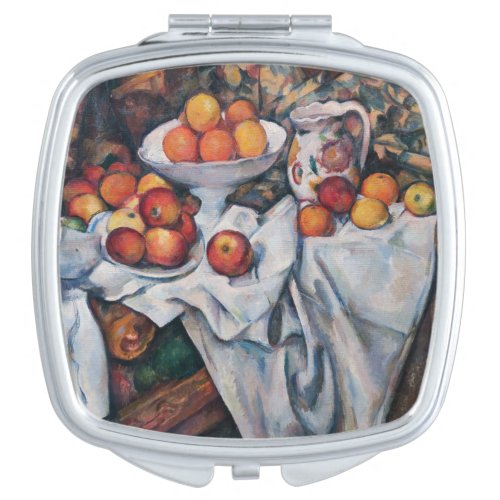 Paul Cezanne _ Still Life Apples and Oranges Compact Mirror