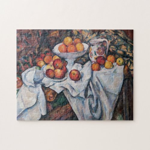 Paul Cezanne _ Still Life Apples and Oranges Jigsaw Puzzle