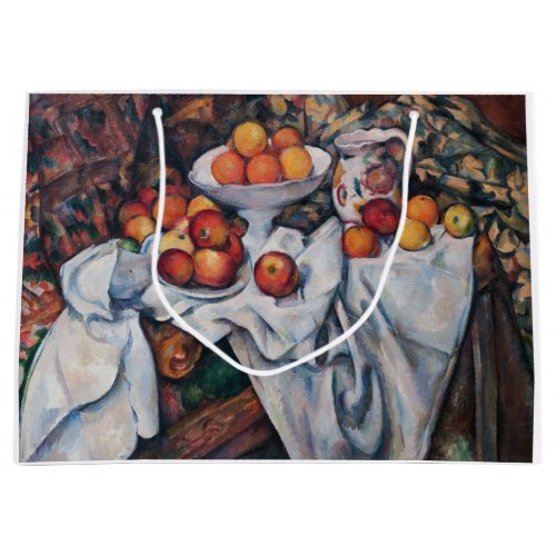 Paul Cezanne _ Still Life Apples and Oranges Large Gift Bag