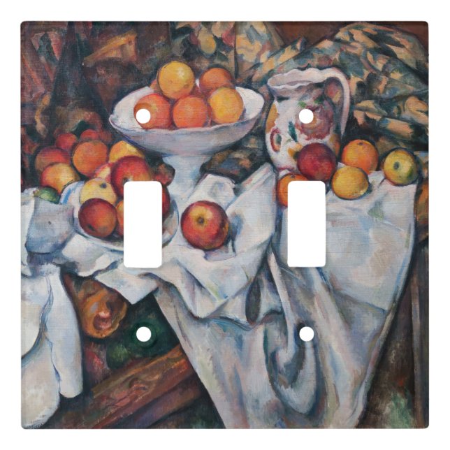 Paul Cezanne - Still Life, Apples and Oranges Light Switch Cover (Front)