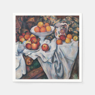 Paul Cezanne - Still Life, Apples and Oranges Napkins