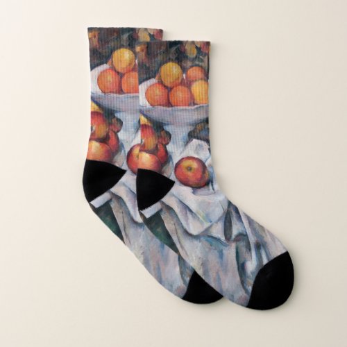 Paul Cezanne _ Still Life Apples and Oranges Socks