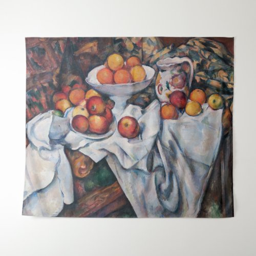 Paul Cezanne _ Still Life Apples and Oranges Tapestry