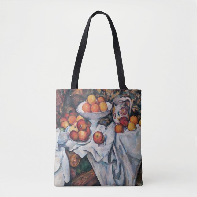 Paul Cezanne - Still Life, Apples and Oranges Tote Bag (Front)