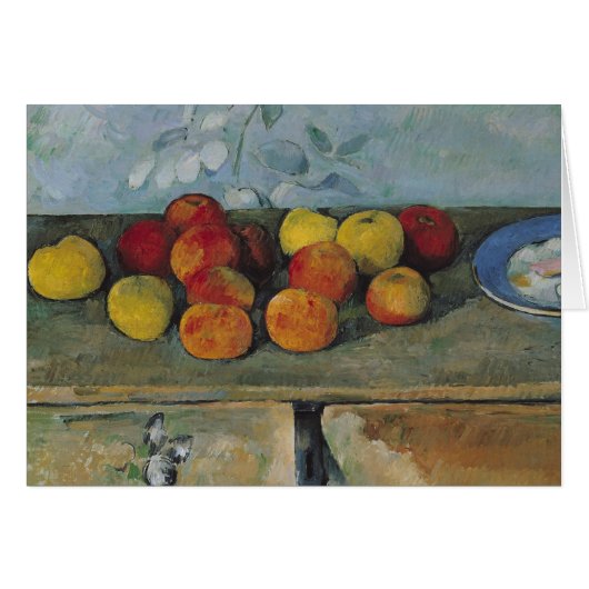 Paul Cezanne | Still life of apples and biscuits,  Cards (Front Horizontal)