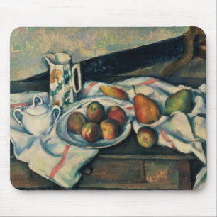 Paul Cezanne Still Life of Peaches and Pears, 18 Mouse Pad