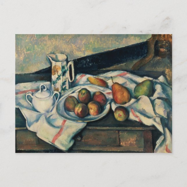 Paul Cezanne | Still Life of Peaches and Pears, 18 Postcard (Front)