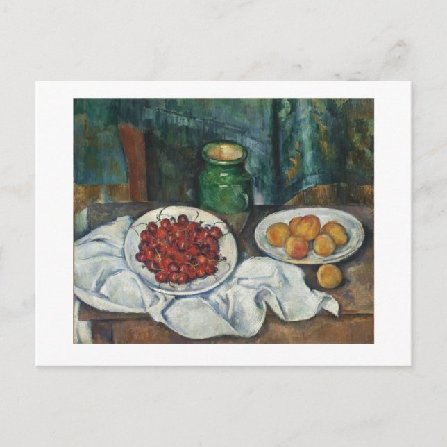 PAUL CÉZANNE "STILL LIFE POSTCARD (Front)