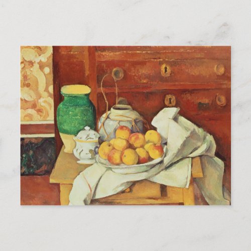 Paul Cezanne  Still Life with a Chest of Drawers Postcard