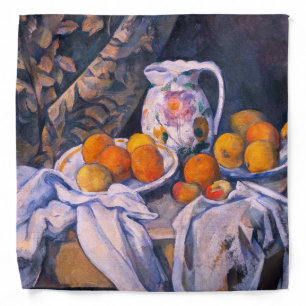 Paul Cezanne - Still Life with a Curtain Bandana
