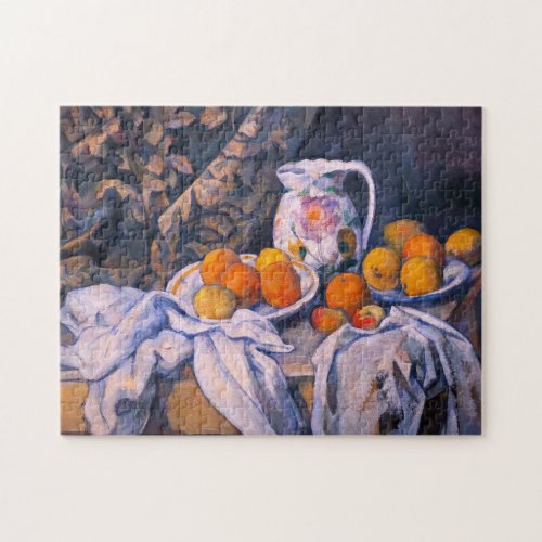 Paul Cezanne _ Still Life with a Curtain Jigsaw Puzzle