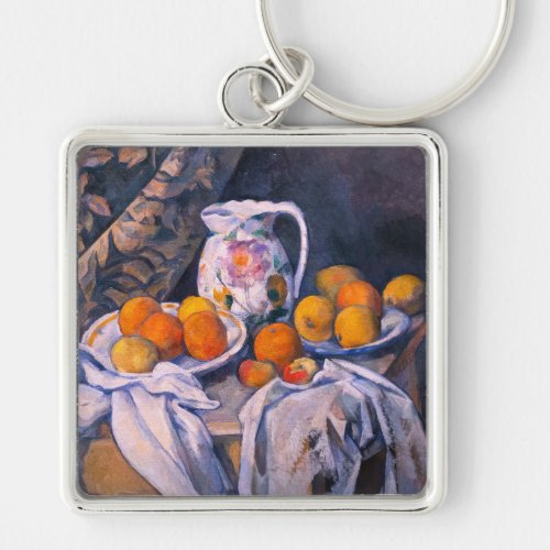 Paul Cezanne _ Still Life with a Curtain Keychain