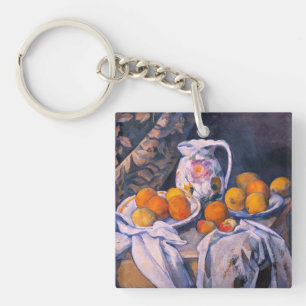 Paul Cezanne - Still Life with a Curtain Keychain