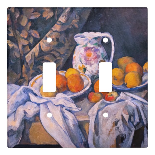 Paul Cezanne - Still Life with a Curtain Light Switch Cover (Front)
