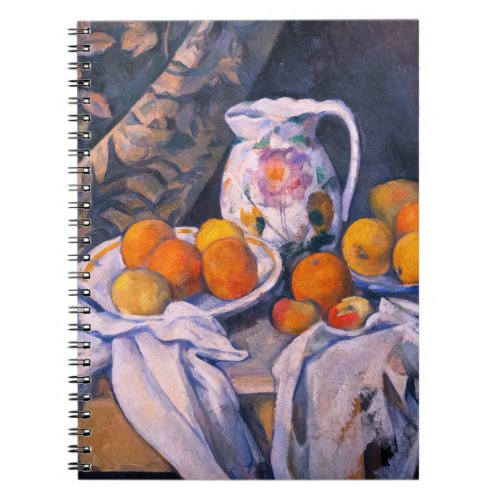 Paul Cezanne _ Still Life with a Curtain Notebook