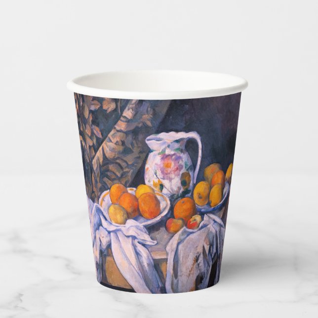 Paul Cezanne - Still Life with a Curtain Paper Cups (Front)