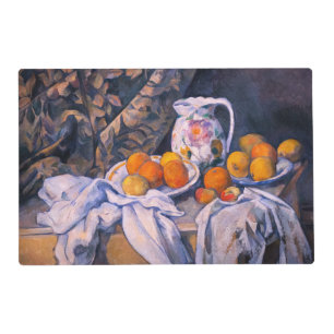 Paul Cezanne - Still Life with a Curtain Placemat