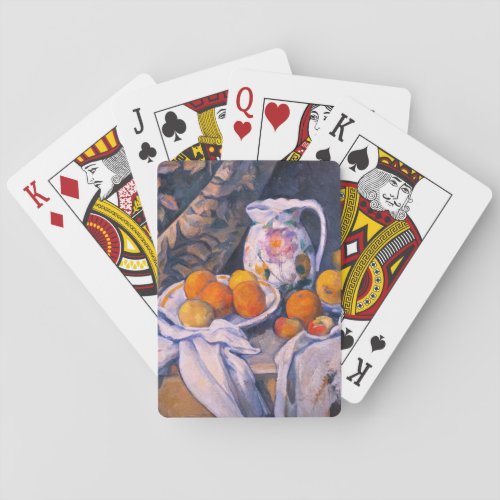 Paul Cezanne _ Still Life with a Curtain Poker Cards