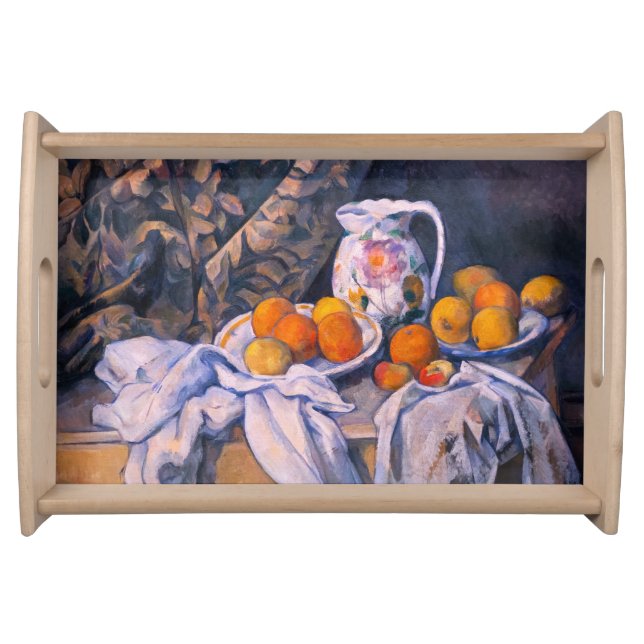 Paul Cezanne - Still Life with a Curtain Serving Tray (Front)