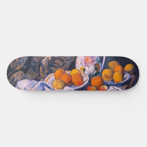 Paul Cezanne _ Still Life with a Curtain Skateboard