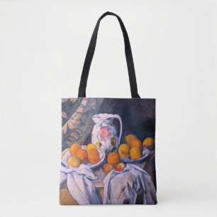 Paul Cezanne - Still Life with a Curtain Tote Bag
