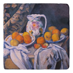Paul Cezanne - Still Life with a Curtain Trivet