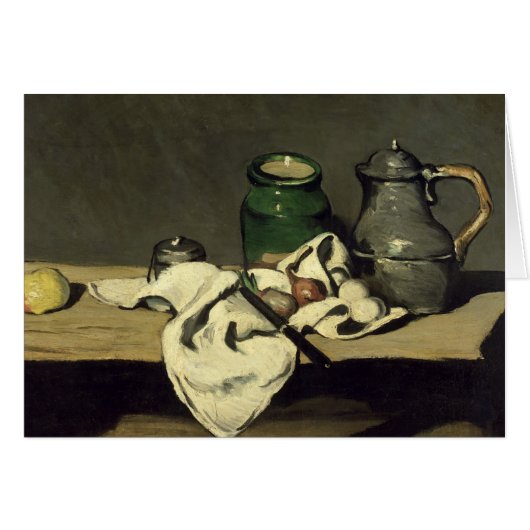 Paul Cezanne | Still Life with a Kettle, c.1869 (Front Horizontal)