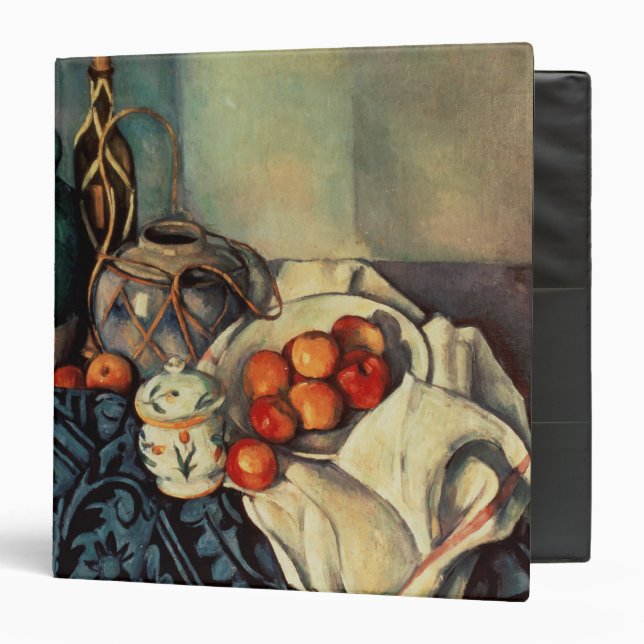 Paul Cezanne | Still Life with Apples, 1893-94 3 Ring Binder (Front/Inside)