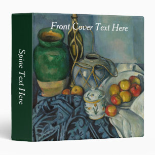 Paul Cezanne - Still Life with Apples 3 Ring Binder