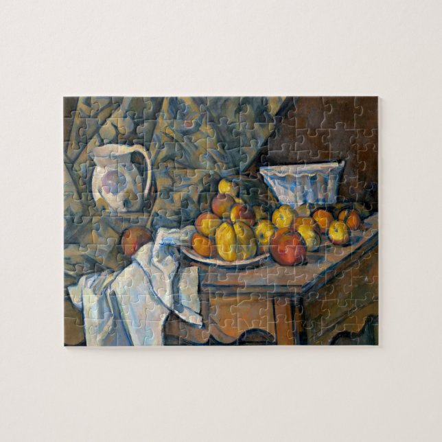 Paul Cezanne | Still Life with Apples and Peaches, Jigsaw Puzzle (Horizontal)