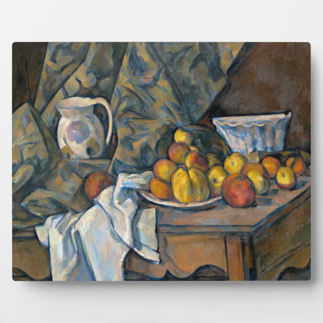Paul Cezanne | Still Life with Apples and Peaches, Plaque (Front)