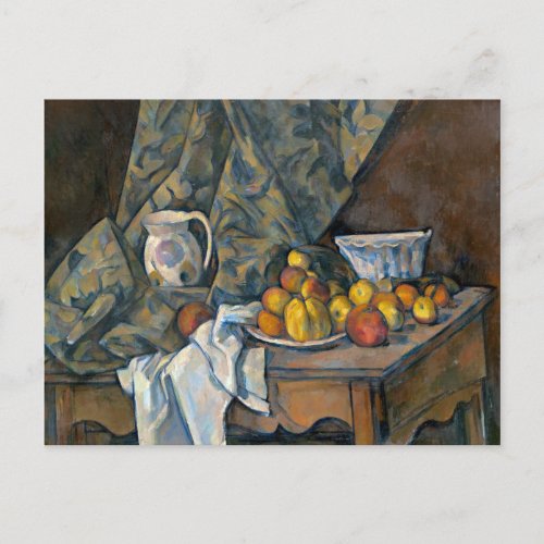 Paul Cezanne  Still Life with Apples and Peaches Postcard