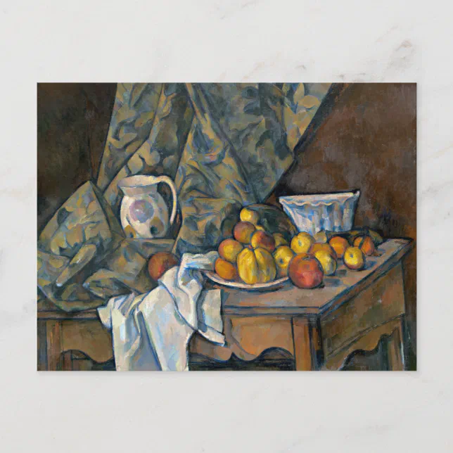 Paul Cezanne | Still Life with Apples and Peaches, Postcard | Zazzle