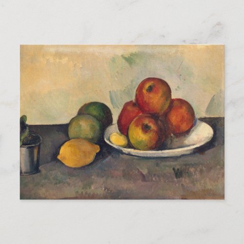 Paul Cezanne  Still life with Apples c1890 Postcard