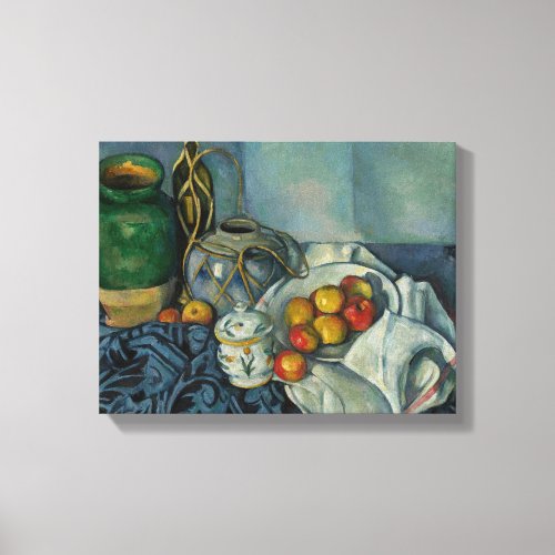 Paul Cezanne _ Still Life with Apples Canvas Print