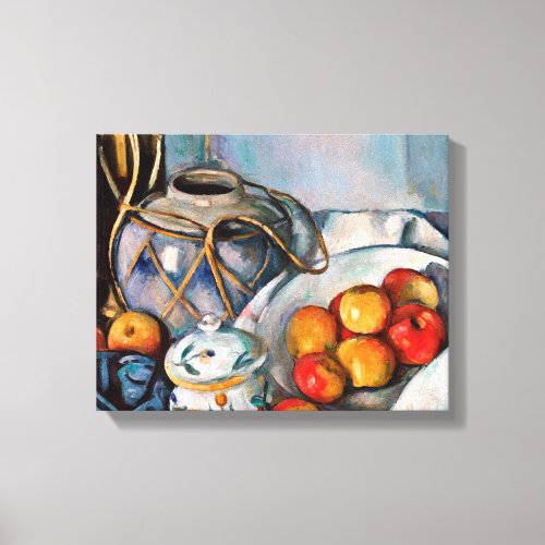 Paul Cezanne _ Still Life With Apples Canvas Print