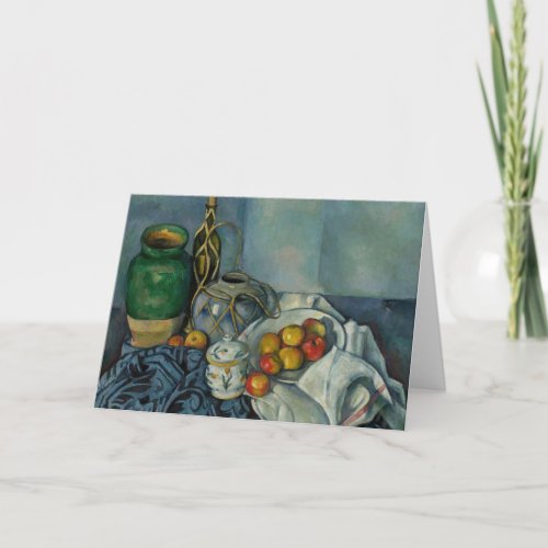 Paul Cezanne _ Still Life with Apples Card