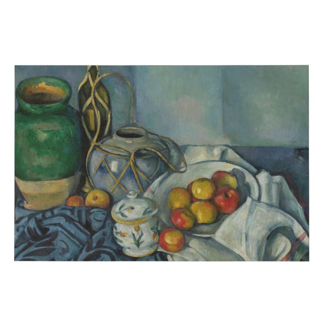Paul Cezanne - Still Life with Apples Faux Canvas Print (Front)