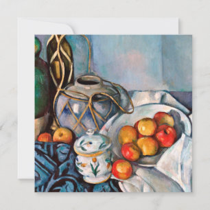 Paul Cezanne - Still Life With Apples Invitation