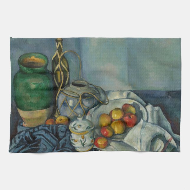 Paul Cezanne - Still Life with Apples Kitchen Towel (Horizontal)