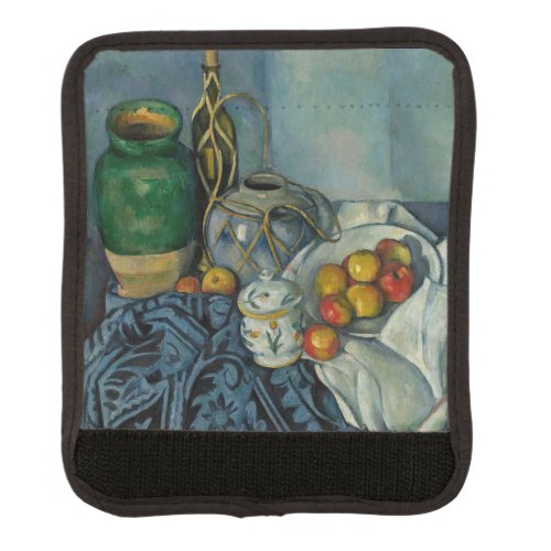 Paul Cezanne _ Still Life with Apples Luggage Handle Wrap